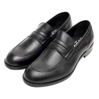Black penny loafers